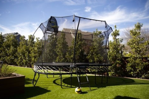 Springless trampoline