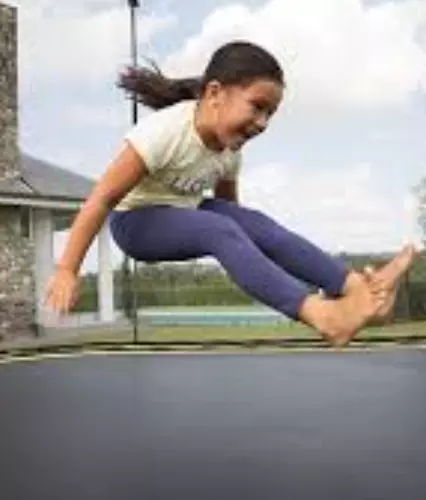 Seat drop on a Springfree Trampoline