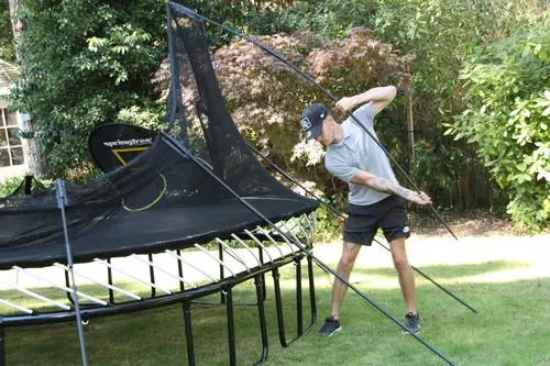 Springfree Trampoline installation