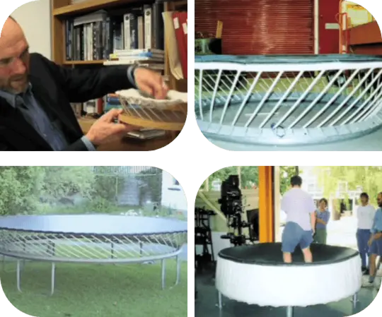 First Prototype of Springfree Trampoline